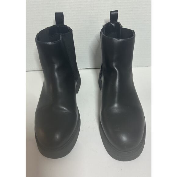 Mix No. 6 Reygha Women’s Black Chelsea Ankle Boots Size 10 W / 41.5 Pull-on - Picture 3 of 13